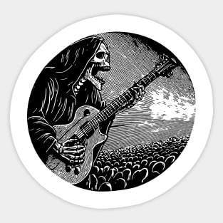 Death guitar Sticker